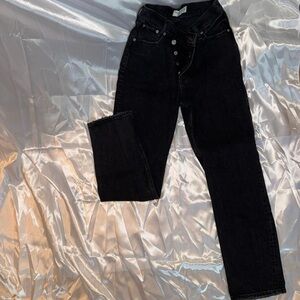Classic Black Women's Jeans Abercrombie and fitch